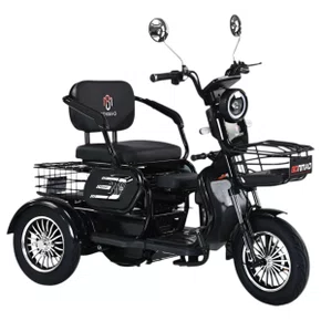 TRICICLO ELETRICO BONMAD BM942-28 1000W SUSPENSAO PRETO