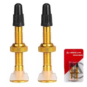 VALVULA TUBELESS ABSOLUTE DOURADA 48MM PAR
