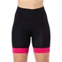 BERMUDA CICLISMO FEMININA CYCLE 7 EXTREME PRETA/ROSA TAM XG