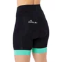 BERMUDA CICLISMO FEMININA CYCLE 7 EXTREME PRETA/VERDE TAM XG