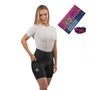 BERMUDA CICLISMO FEMININA FREE FORCE BASIC PRETA C/BOLSO GG