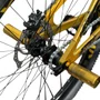 BICICLETA ALFAMEQ FURIA 244 DOURADA SINGLE WHEELING/GRAU