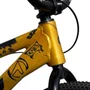 BICICLETA ALFAMEQ FURIA 244 DOURADA SINGLE WHEELING/GRAU
