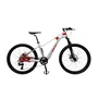 BICICLETA ARO 24 ELLEVEN MTB 8V C/SUSPENSAO CINZA/VERMELHO