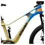 BICICLETA ARO 24 ELLEVEN MTB 8V C/SUSPENSAO LARANJA/AZUL