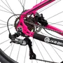 BICICLETA ARO 29 SHOW ROCKER ALUM. 7V FREIO HIDRAULICO ROSA