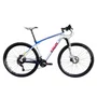 BICICLETA CALOI CARBON TEAM XTR 22V BRANCA/AZUL TAM L