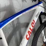 BICICLETA CALOI CARBON TEAM XTR 22V BRANCA/AZUL TAM L