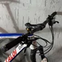 BICICLETA CALOI CARBON TEAM XTR 22V BRANCA/AZUL TAM L