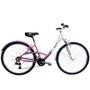 BICICLETA DAWA URBANA  ARO 29 SHIMANO 21V ALUM BRANCA/ROSA