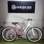 BICICLETA DAWA URBANA  ARO 29 SHIMANO 21V ALUM BRANCA/ROSA