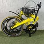 BICICLETA DOBRAVEL TWO DOGS PLIAGE ARO 20 SHIMANO 7V AMARELA