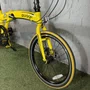 BICICLETA DOBRAVEL TWO DOGS PLIAGE ARO 20 SHIMANO 7V AMARELA
