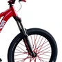BICICLETA GIOS 4FREAKS VERMELHA/BRANCA SINGLE WHEELING/GRAU
