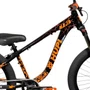 BICICLETA HUPI NAJA PRETA/LARANJA ARO 26 WHEELING/GRAU