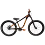 BICICLETA HUPI NAJA PRETA/LARANJA ARO 26 WHEELING/GRAU