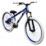 BICICLETA HUPI STRIP 2026 AZUL/BRANCO ARO 26 WHEELING/GRAU