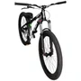 BICICLETA HUPI STRIP 2026 PRETA/BRANCA ARO 26 WHEELING/GRAU 