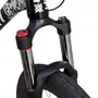 BICICLETA HUPI STRIP 2026 PRETA/BRANCA ARO 26 WHEELING/GRAU 
