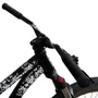 BICICLETA HUPI STRIP 2026 PRETA/BRANCA ARO 26 WHEELING/GRAU 