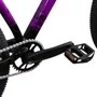 BICICLETA HUPI STRIP 2026 ROXA/PRETA ARO 26 WHEELING/GRAU 