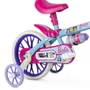 BICICLETA INFANTIL ARO 12 NATHOR BARBIE AZUL E ROSA