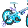 BICICLETA INFANTIL ARO 16 FEMININA NATHOR FROZEN AZUL