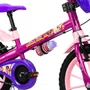 BICICLETA INFANTIL ARO 16 FEMININA NATHOR TOP GIRLS ROSA