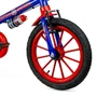 BICICLETA INFANTIL ARO 16 NATHOR CAPITAO AMERICA AZUL/VERM