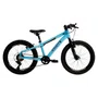 BICICLETA INFANTIL ARO 20 ATHOR BRAVE 7V SHIMANO AZUL CLARO