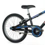 BICICLETA INFANTIL ARO 20 NATHOR HOT WHEELS PRETO E AZUL