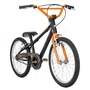 BICICLETA INFANTIL NATHOR APOLLO ARO 20 PRETO/LARANJA