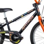 BICICLETA INFANTIL NATHOR APOLLO ARO 20 PRETO/LARANJA