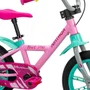 BICICLETA INFANTIL NATHOR ARO 14 FIRST PRO ROSA/VERDE