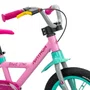 BICICLETA INFANTIL NATHOR ARO 14 FIRST PRO ROSA/VERDE