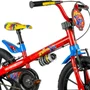 BICICLETA INFANTIL NATHOR ARO 16 HOMEM ARANHA VERMELHA