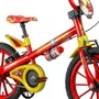 BICICLETA INFANTIL NATHOR ARO 16 HOMEM DE FERRO VERM/AMAR