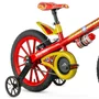 BICICLETA INFANTIL NATHOR ARO 16 HOMEM DE FERRO VERM/AMAR