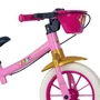 BICICLETA NATHOR BALANCE ARO 12 ROSA PRINCESAS