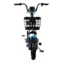 BICICLETA/SCOOTER ELETRICA DROPP JOY CITY 500W BRANCA/AZUL 