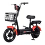 BICICLETA/SCOOTER ELETRICA DROPP JOY CITY 500W VERMELHA