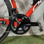 BICICLETA SPEED OGGI CARBON SHIMANO 105 22V PRETA/VERM TAM M