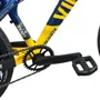 BICICLETA VIKINGX TUFF 25 FREIOS A DISCO AZUL/AMARELO GRAU
