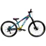 BICICLETA VIKINGX TUFF 25 FREIOS A DISCO AZUL FOSCO/AMARELO