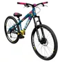 BICICLETA VIKINGX TUFF 25 FREIOS A DISCO AZUL FOSCO/AMARELO