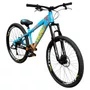 BICICLETA VIKINGX TUFF 25 FREIOS A DISCO AZUL/LARANJA GRAU