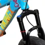 BICICLETA VIKINGX TUFF 25 FREIOS A DISCO AZUL/LARANJA GRAU