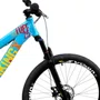 BICICLETA VIKINGX TUFF 25 FREIOS A DISCO AZUL/LARANJA GRAU