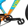 BICICLETA VIKINGX TUFF 25 FREIOS A DISCO AZUL/LARANJA GRAU