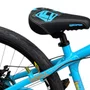 BICICLETA VIKINGX TUFF 25 FREIOS A DISCO AZUL/LARANJA GRAU